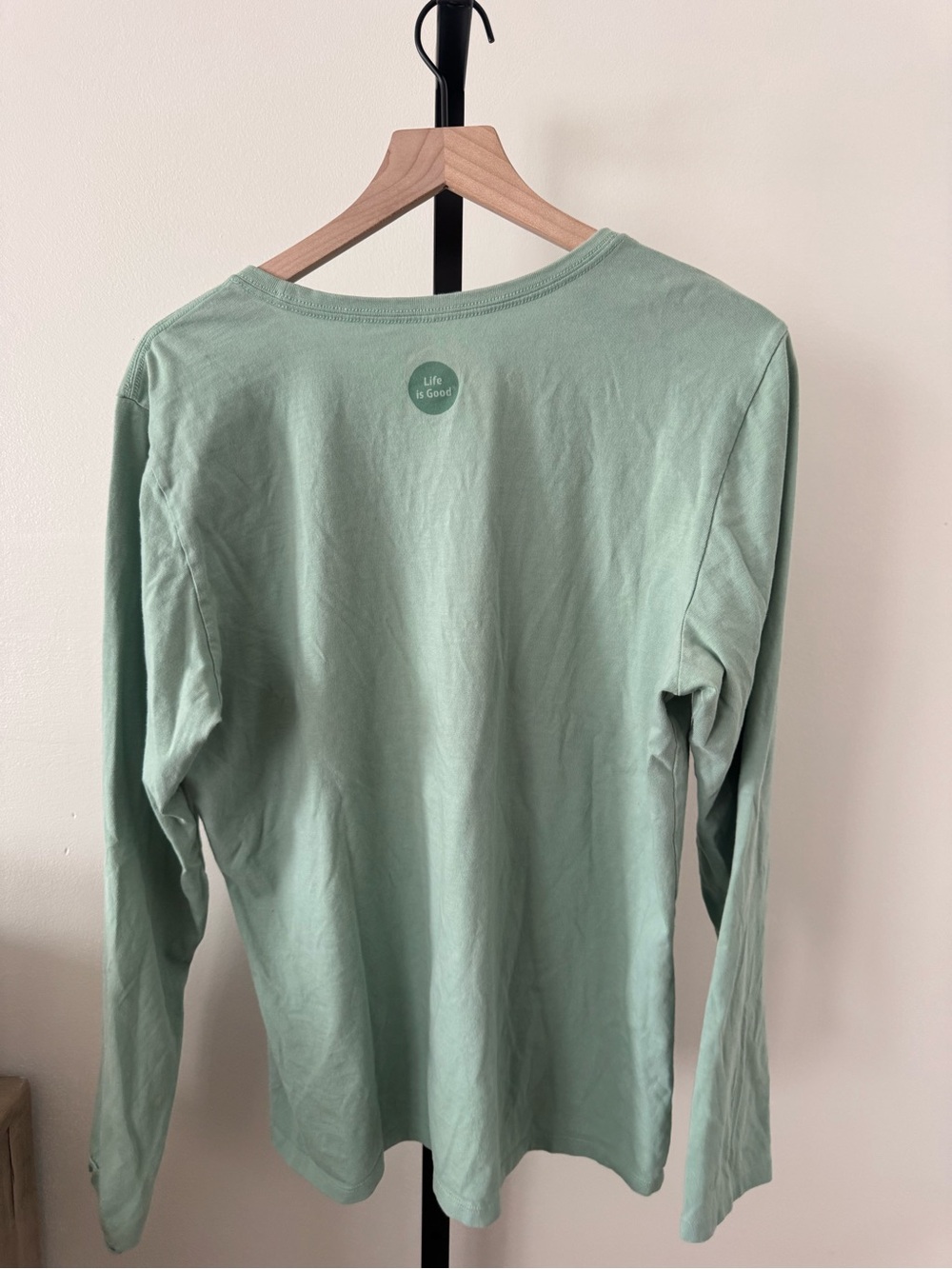 Life Is Good Long Sleeve Tee - Cat & Dog - Picture 6 of 7